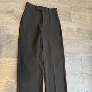 Black Long Straight Leg Trousers - Babaton Atelier Collection
